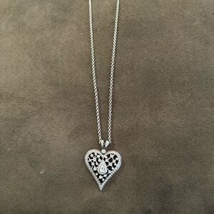 Brighton long heart necklace